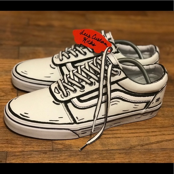 cool custom vans shoes